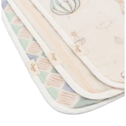 Cotton Muslin and Terry Burp Cloth Set (3 Pack)
