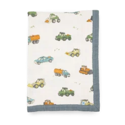 Cotton Muslin Baby Receiving Quilt