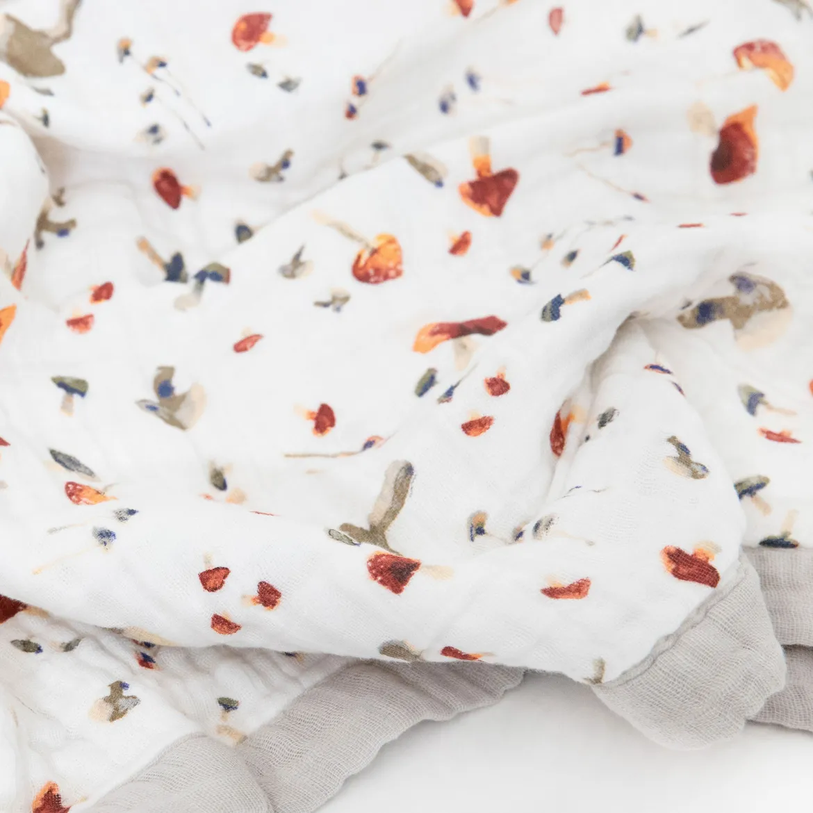 Cotton Muslin Baby Receiving Quilt