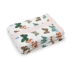 Cotton Muslin Baby Receiving Quilt