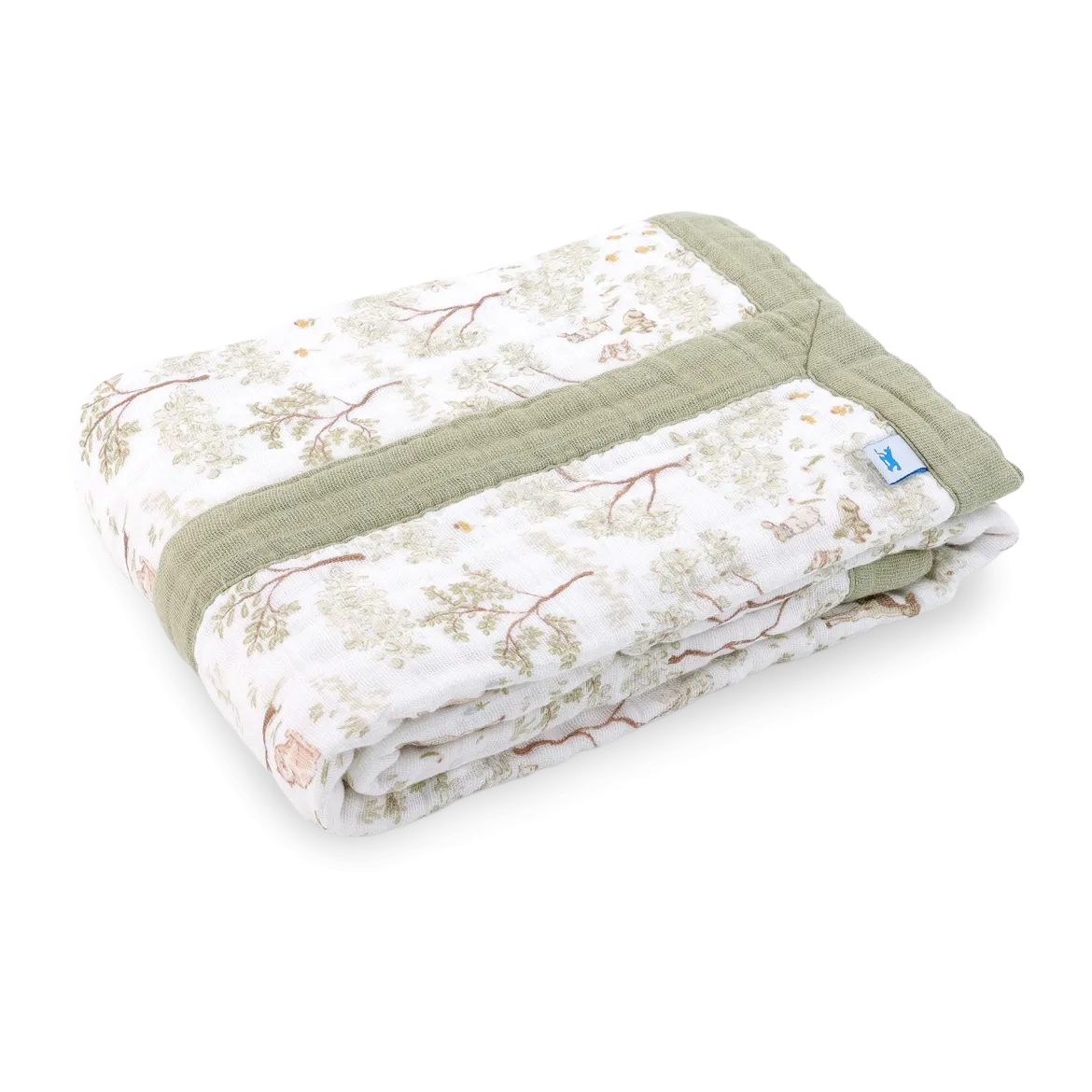 Cotton Muslin Baby Receiving Quilt
