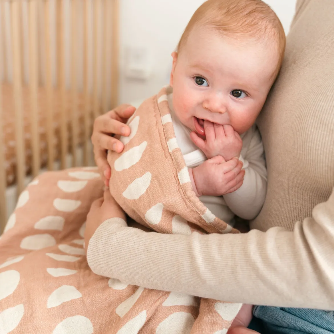 Cotton Muslin Jacquard Blanket