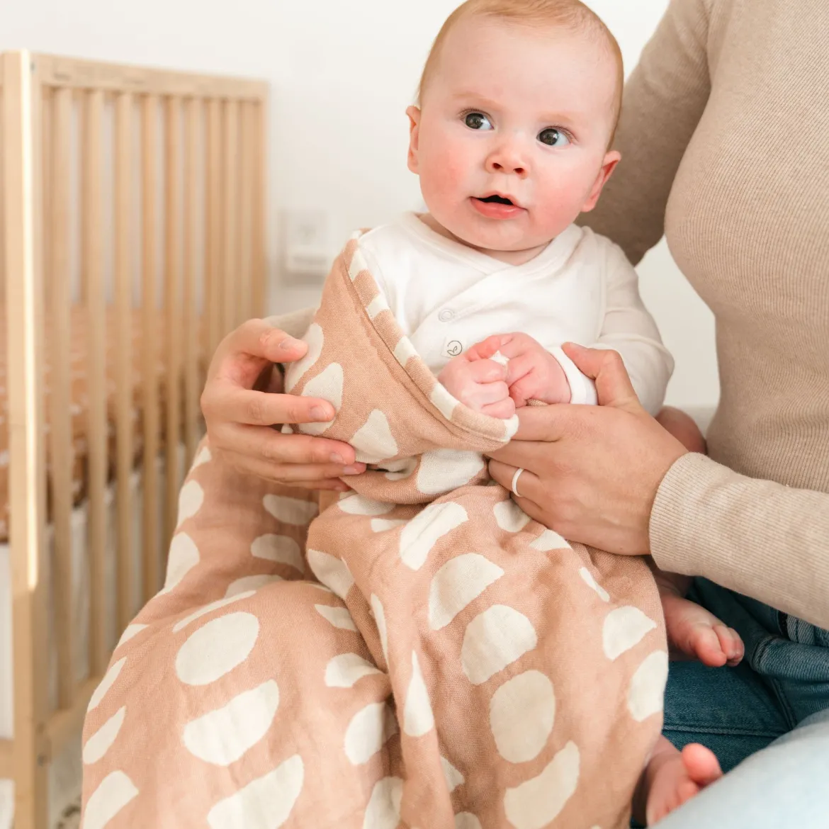 Cotton Muslin Jacquard Blanket