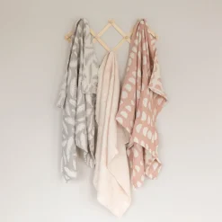 Cotton Muslin Jacquard Blanket