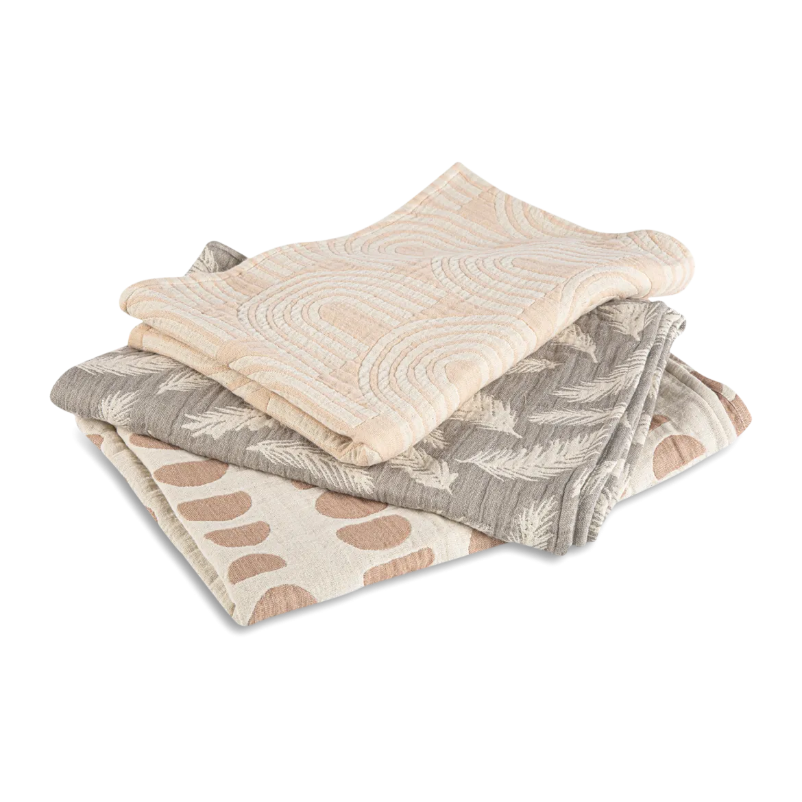 Cotton Muslin Jacquard Blanket
