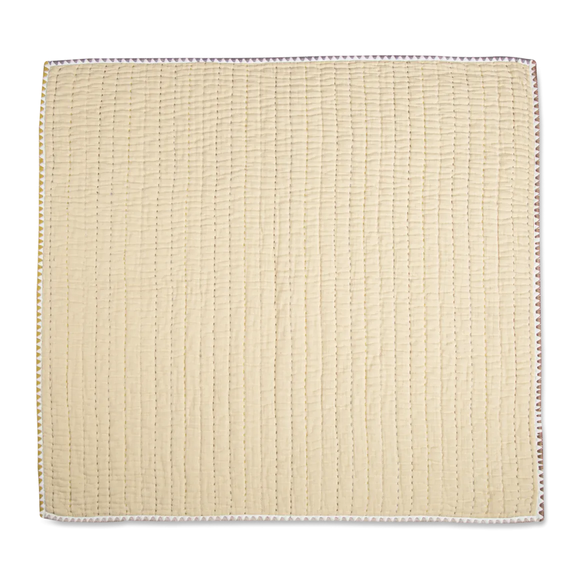 Cotton Muslin Kantha Baby Quilt