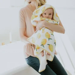 Cotton Muslin & Terry Infant Hooded Towel
