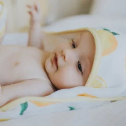 Cotton Muslin & Terry Infant Hooded Towel
