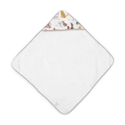 Cotton Muslin & Terry Infant Hooded Towel