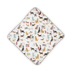 Cotton Muslin & Terry Infant Hooded Towel