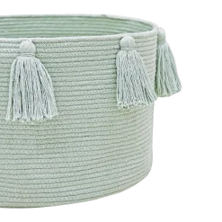 Cotton Tassel Basket