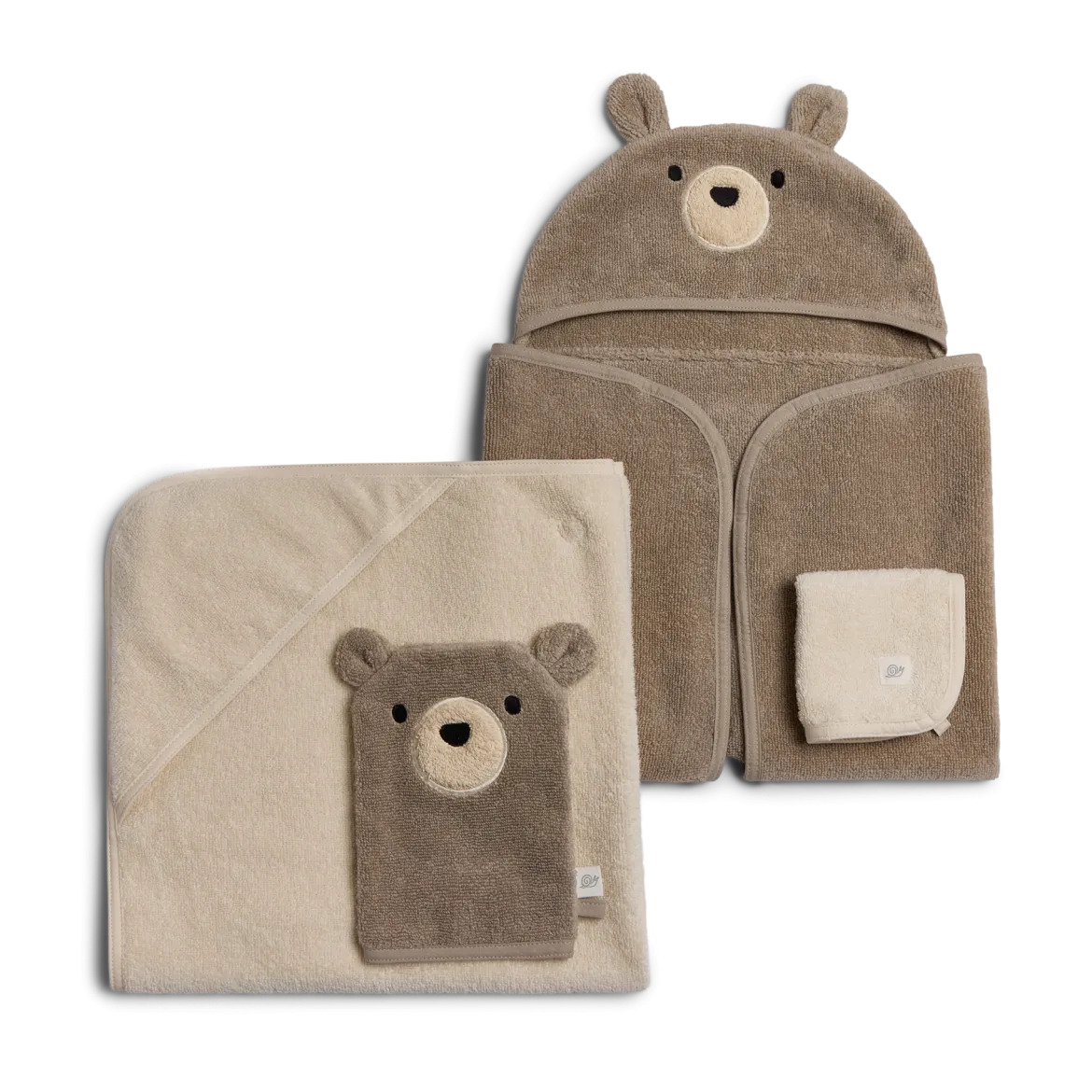 Cozy Critter Organic Cotton Bath Time 4-Piece Set