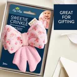Crinkle Bow Teether