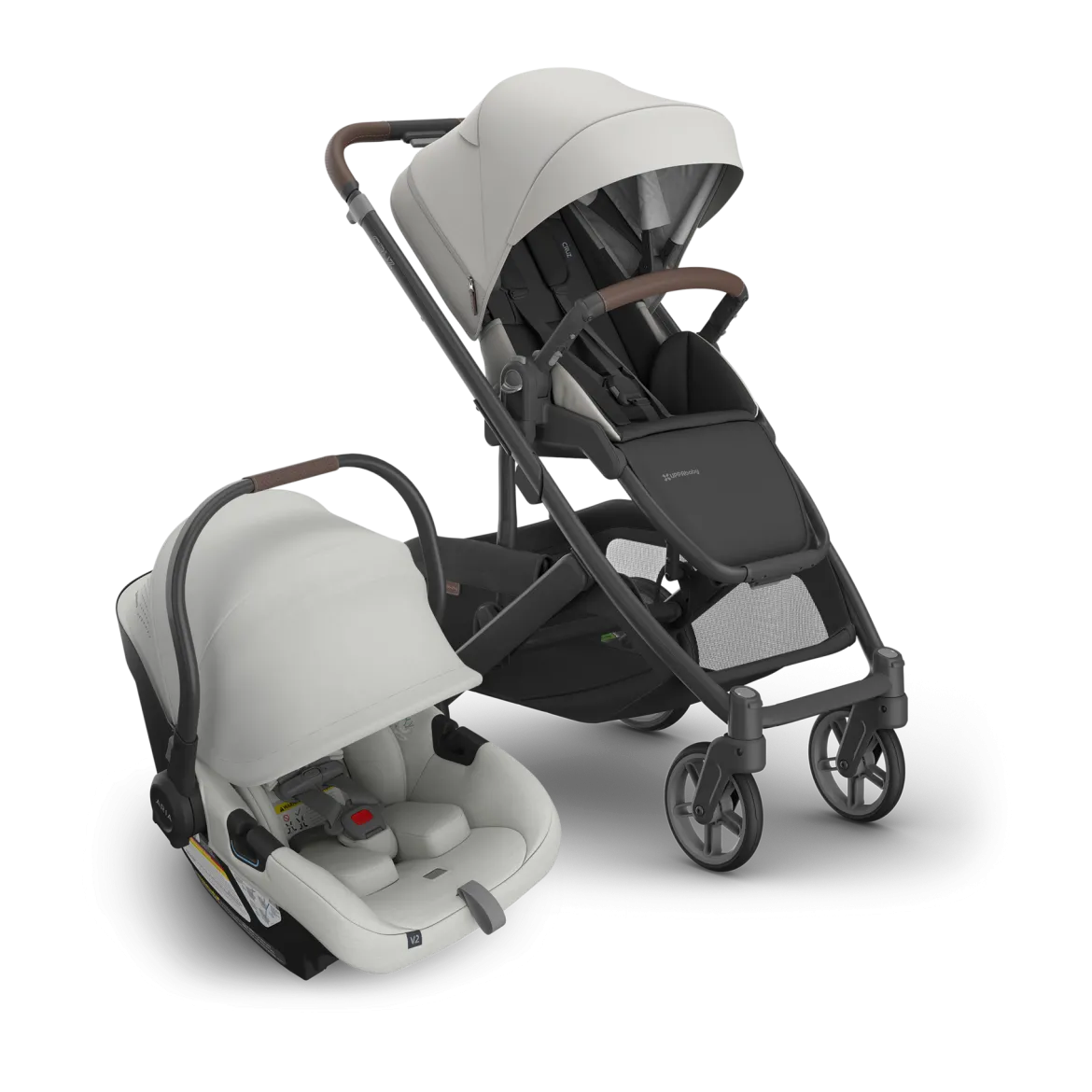 Cruz V3 Stroller & Aria V2 Infant Car Seat Travel System