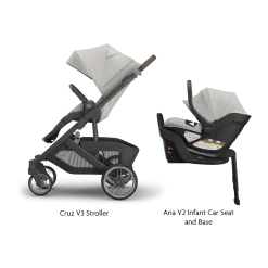 Cruz V3 Stroller & Aria V2 Infant Car Seat Travel System