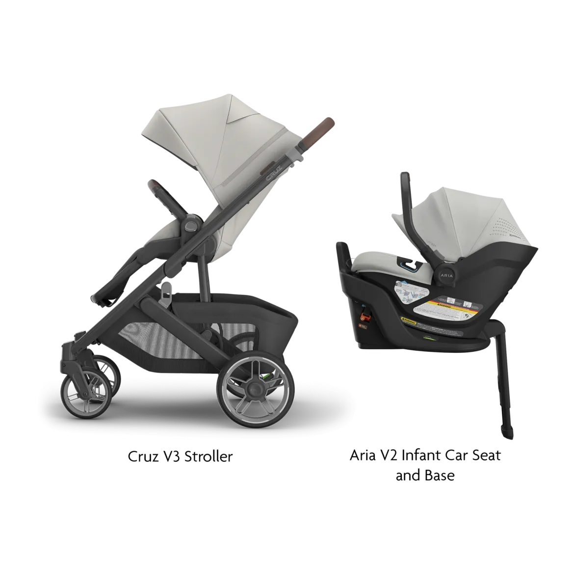 Cruz V3 Stroller & Aria V2 Infant Car Seat Travel System