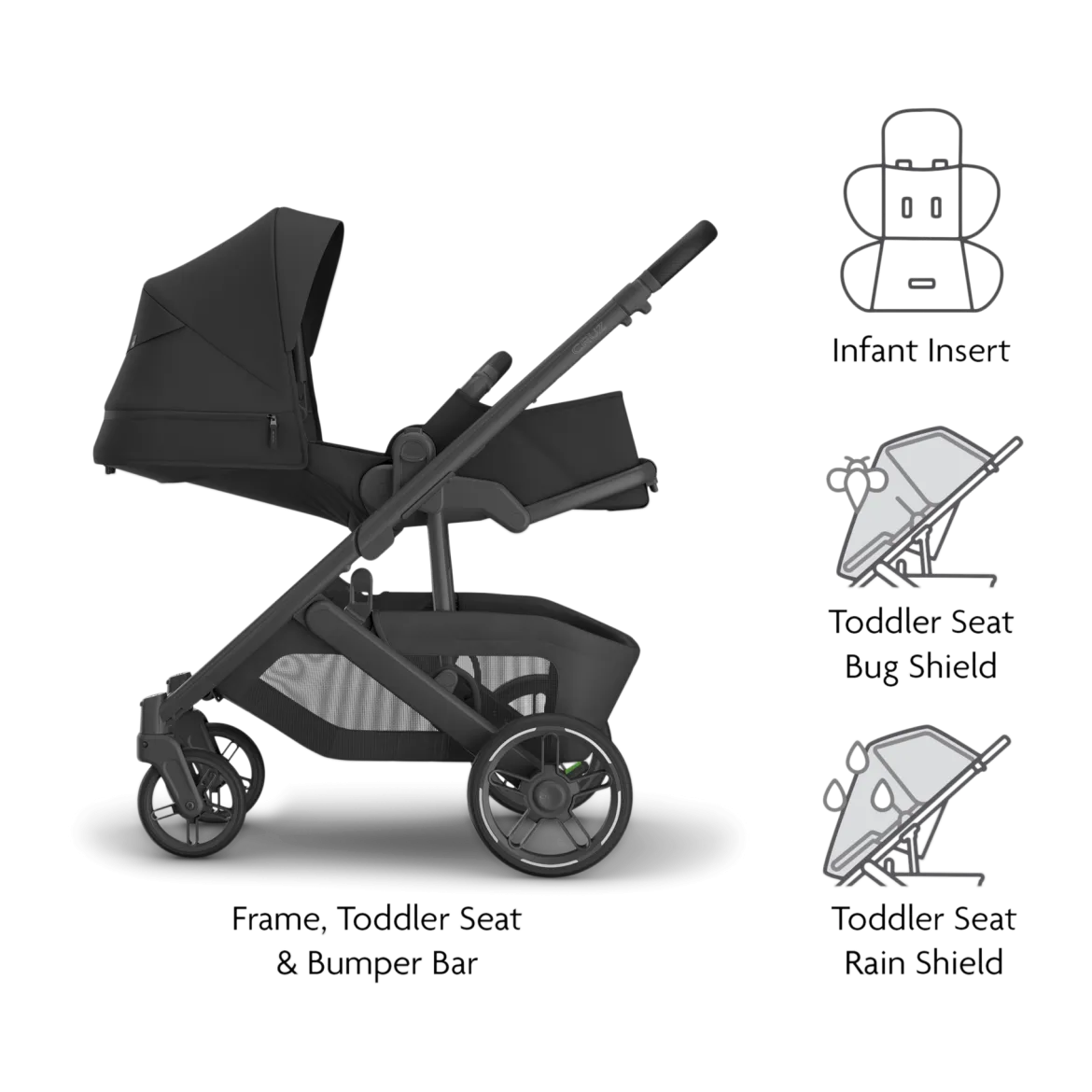 Cruz V3 Stroller & Mesa V3 Infant Car Seat Travel System
