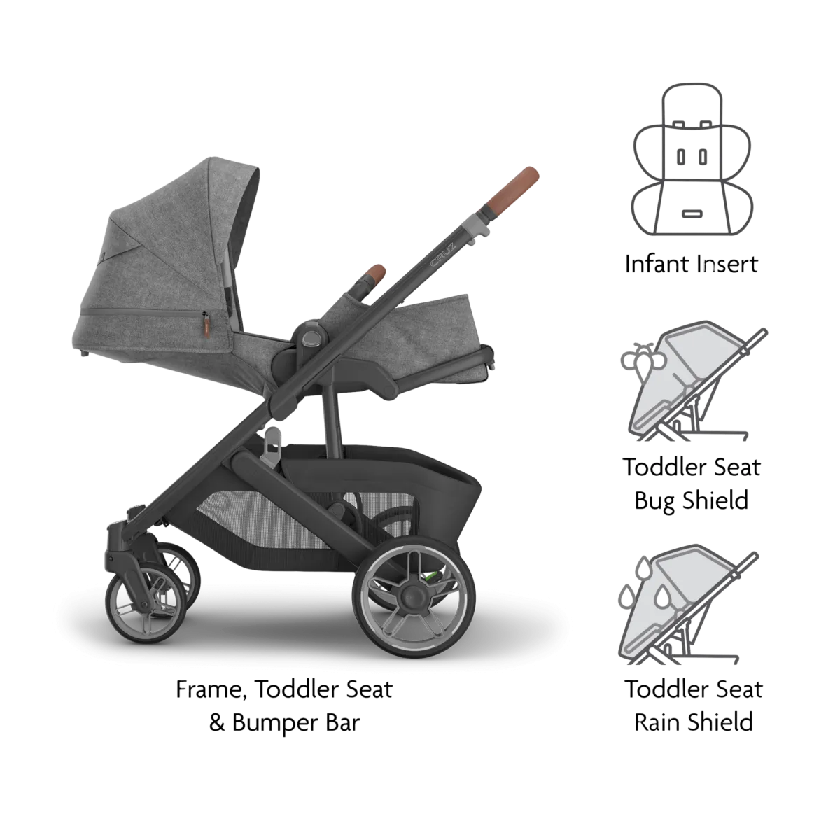 Cruz V3 Stroller & Mesa V3 Infant Car Seat Travel System