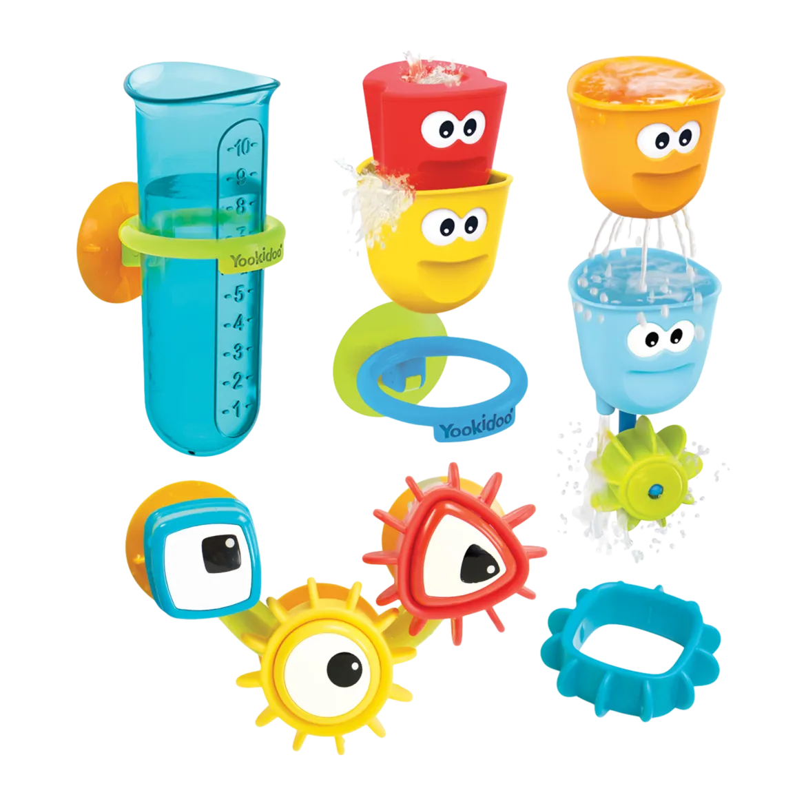 Cups 'N' Gears Water Bath Toy Set