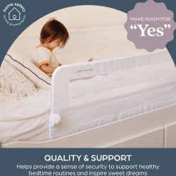 Dallas Fold Down Bed Rail for Flat, Slat & Recessed Beds
