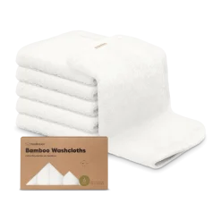 Deluxe Baby Bamboo Viscose Washcloths (6 Pack)