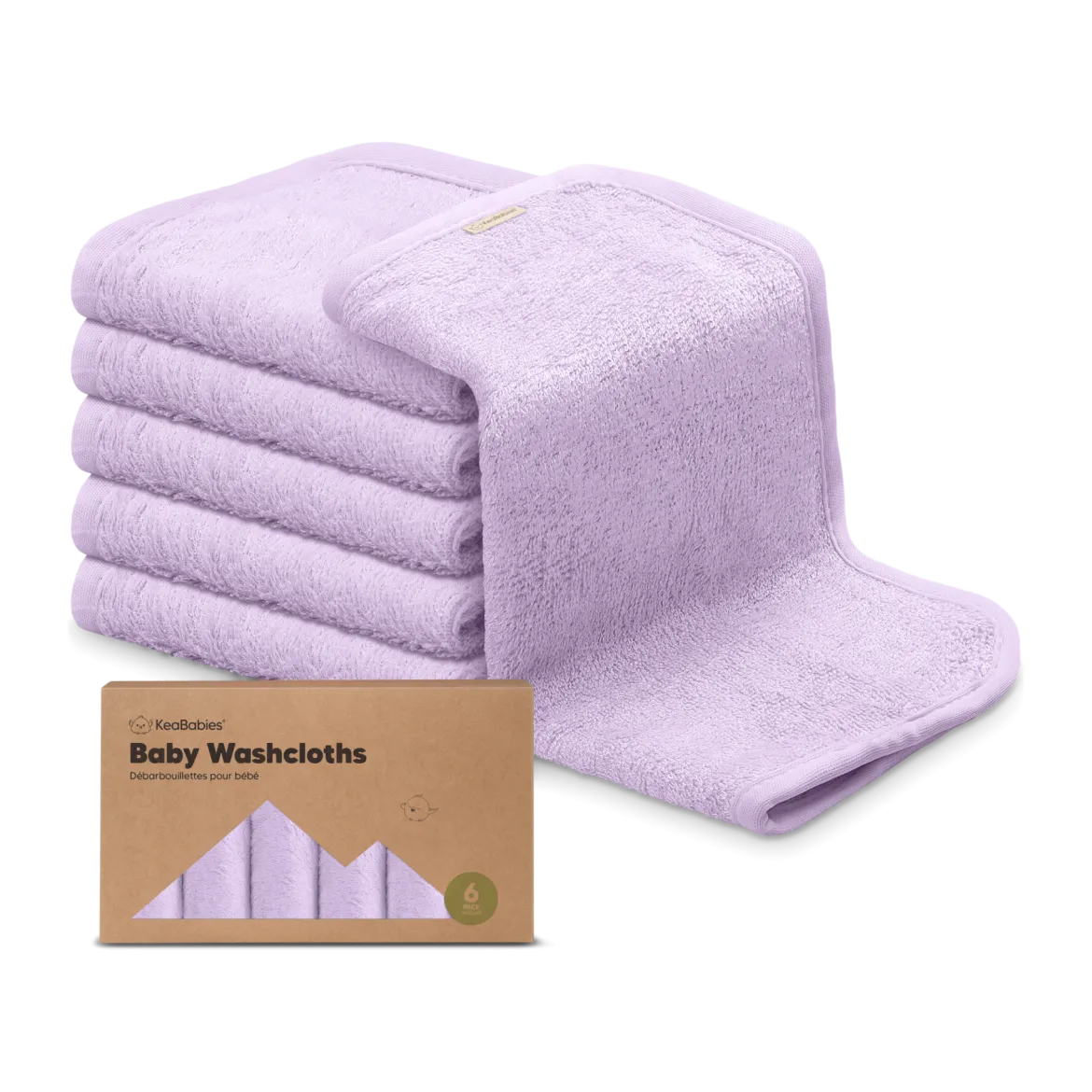 Deluxe Baby Bamboo Viscose Washcloths (6 Pack)