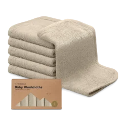 Deluxe Baby Bamboo Viscose Washcloths (6 Pack)