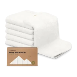 Deluxe Baby Bamboo Viscose Washcloths (6 Pack)
