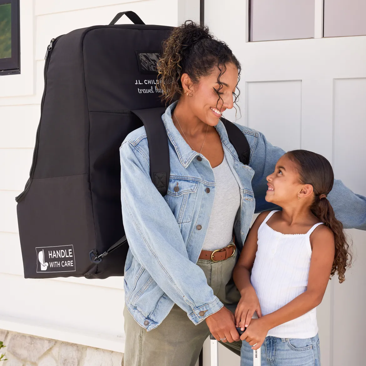 Deluxe Padded Backpack Car Seat Travel Bag