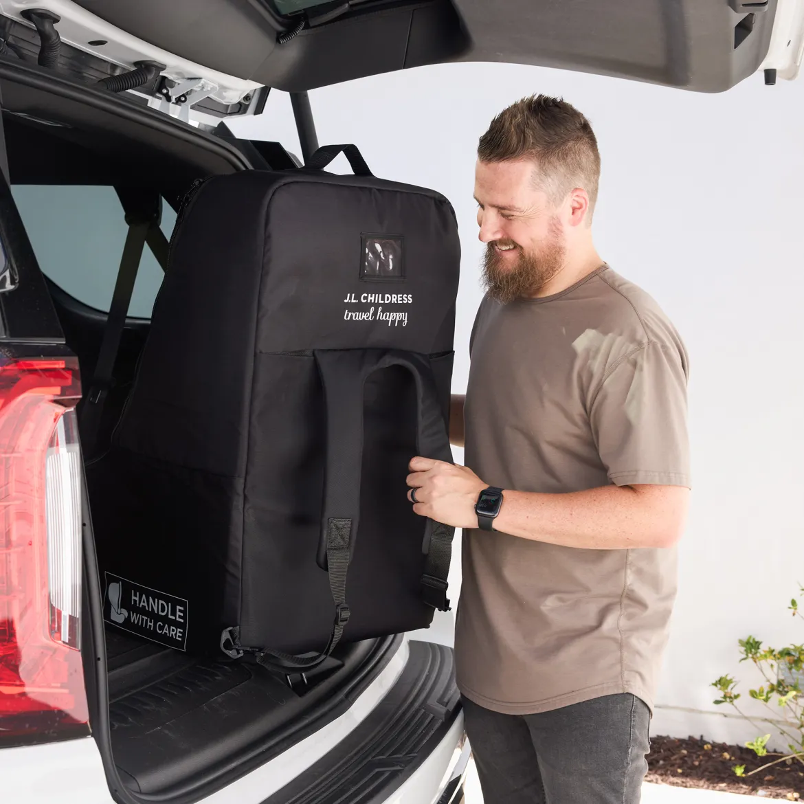 Deluxe Padded Backpack Car Seat Travel Bag