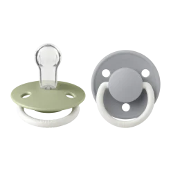 De Lux Glow-in-the-Dark Silicone Pacifier (2 Pack)