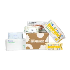 Diaper Box - 104 Diapers & 172 Wipes