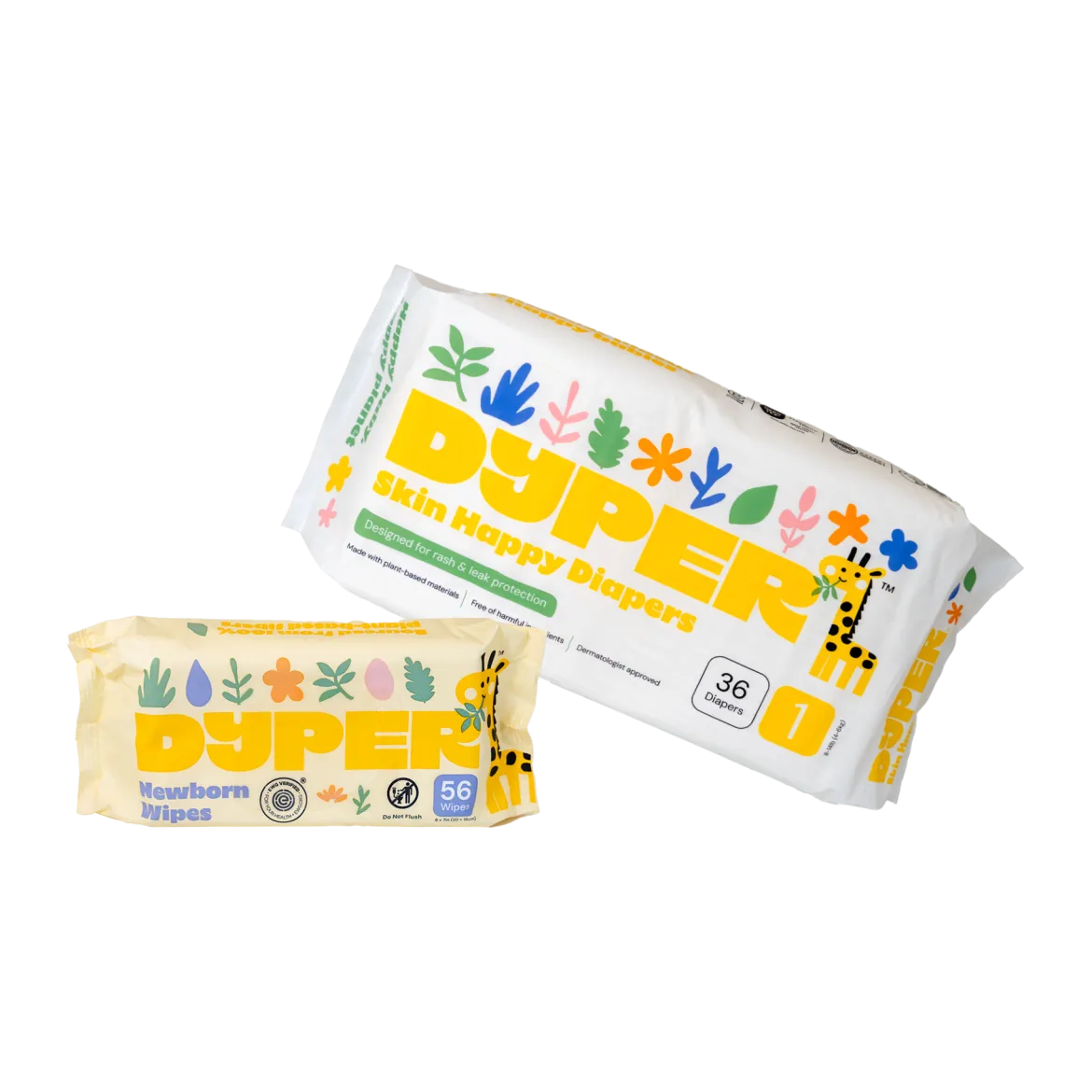 Diaper Box - 104 Diapers & 172 Wipes