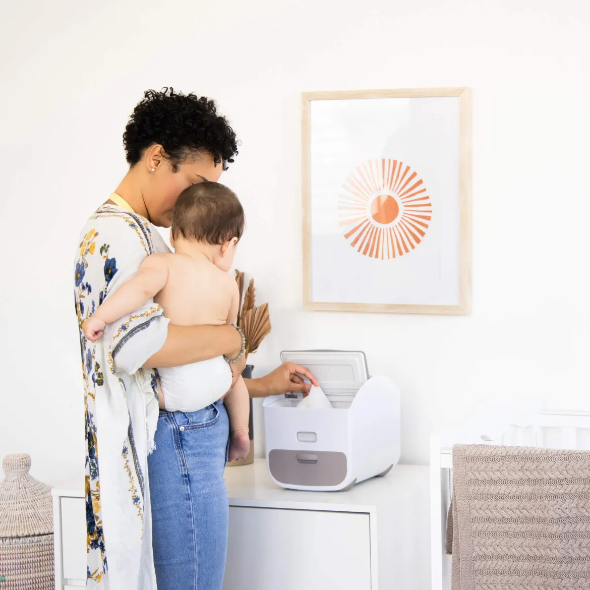 Diaper Caddy & Changing Mat