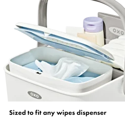 Diaper Caddy with Changing Mat