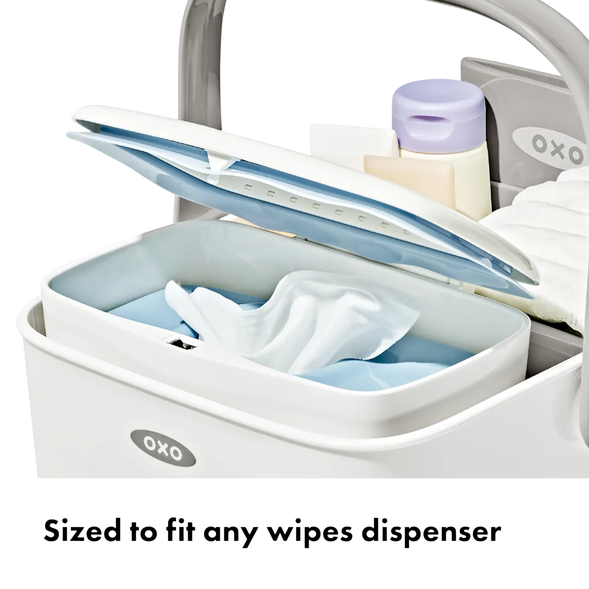 Diaper Caddy with Changing Mat