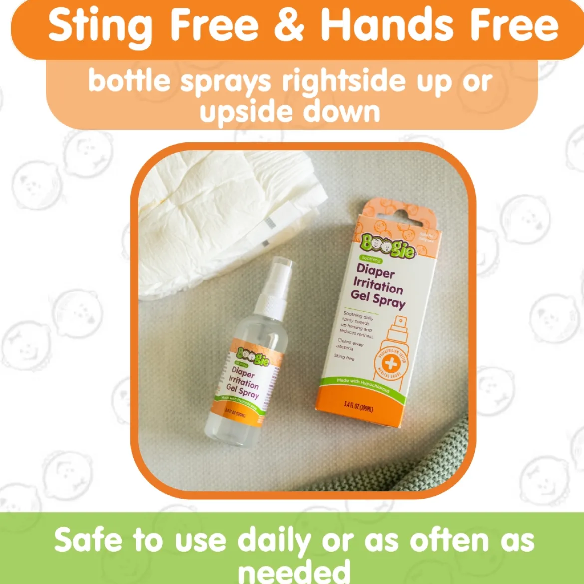Diaper Irritation Gel Spray