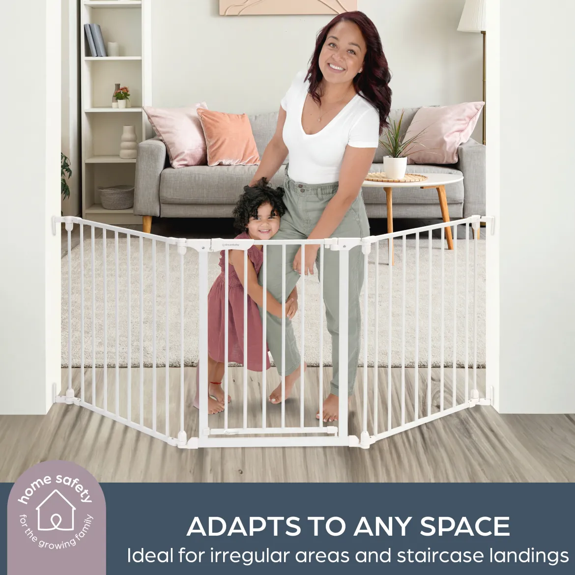 Discovery 3 Panel 76.5" Wide Adjustable Baby Gate