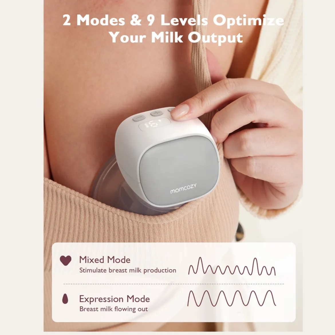 Double S9 Pro Wearable Electric Breast Pump