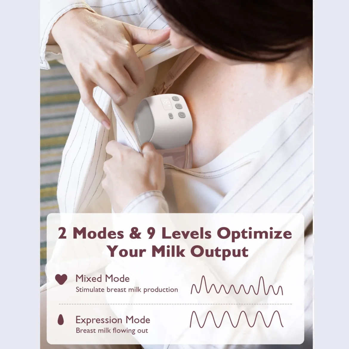 Double S9 Pro Wearable Electric Breast Pump