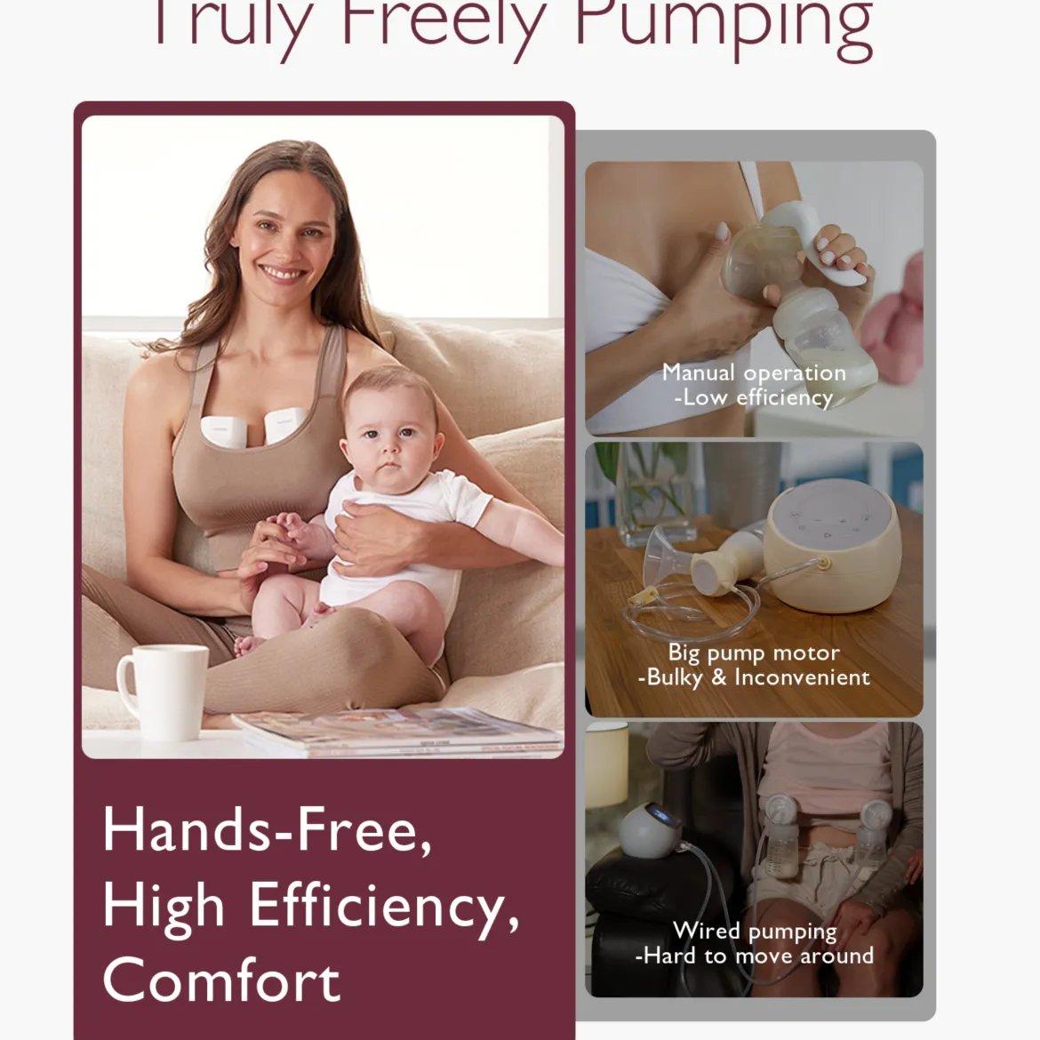 Double S12 Pro Wearable Electric Breast Pump