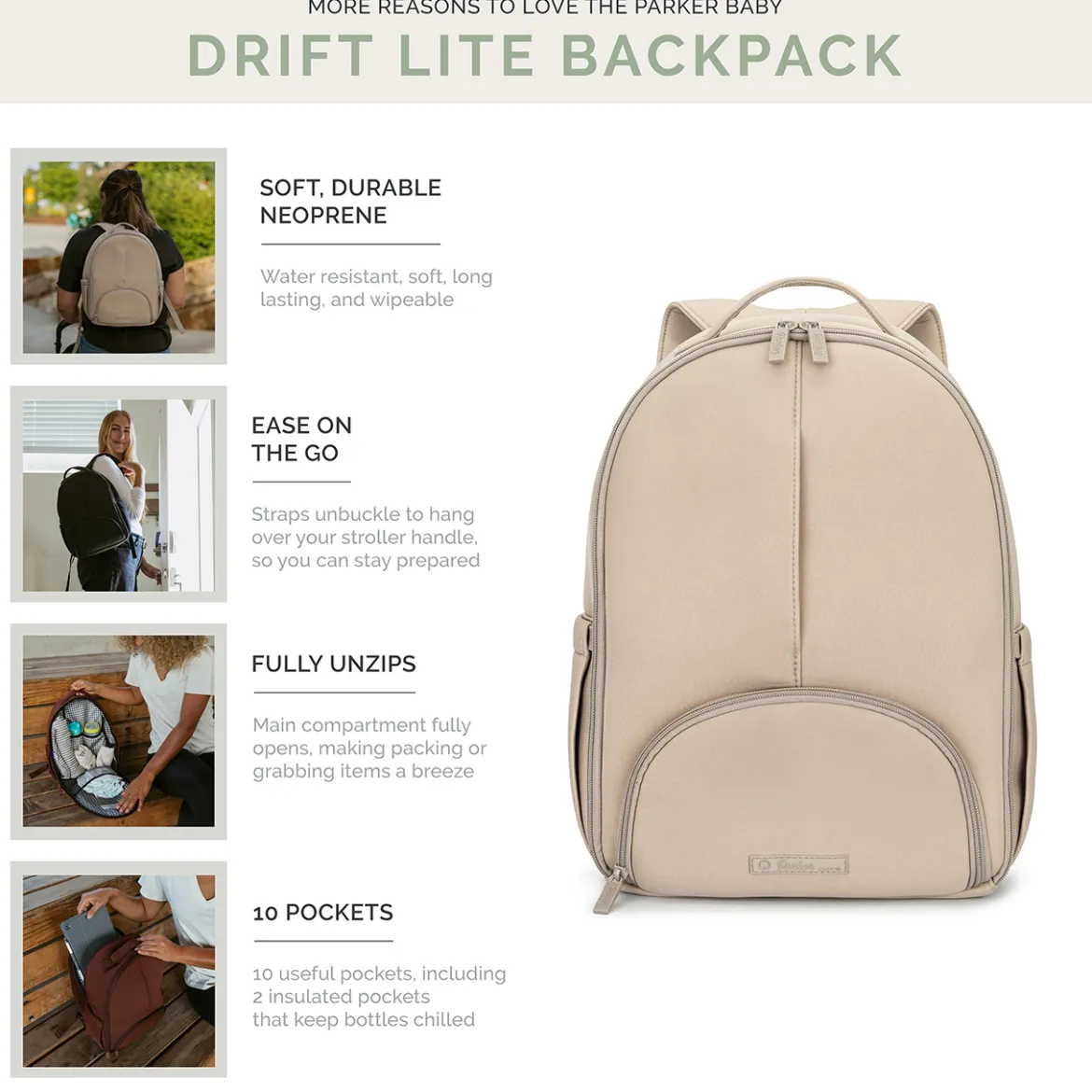 Drift Lite Diaper Backpack