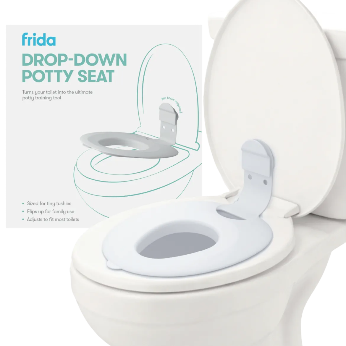 Drop-Down Potty Seat
