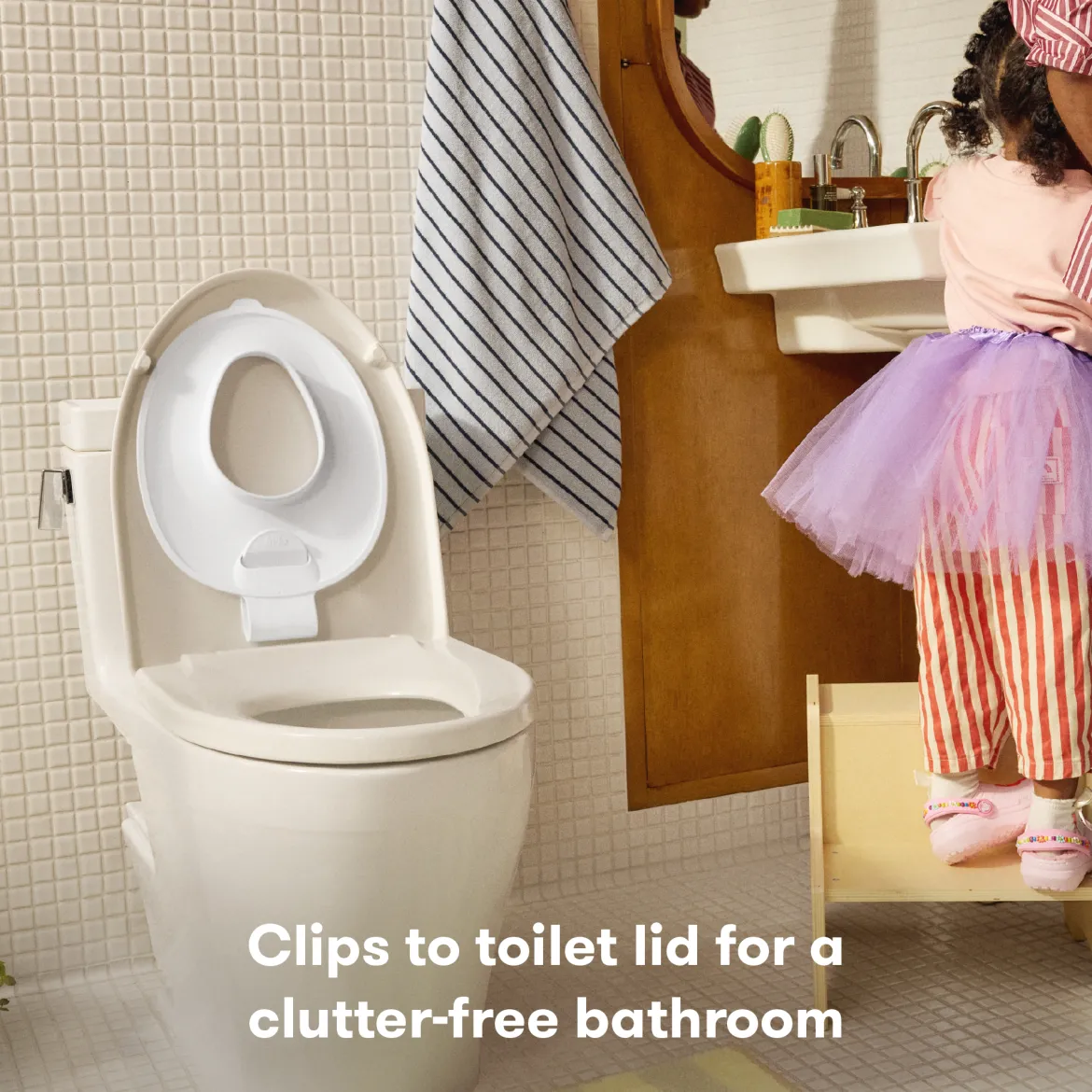 Drop-Down Potty Seat