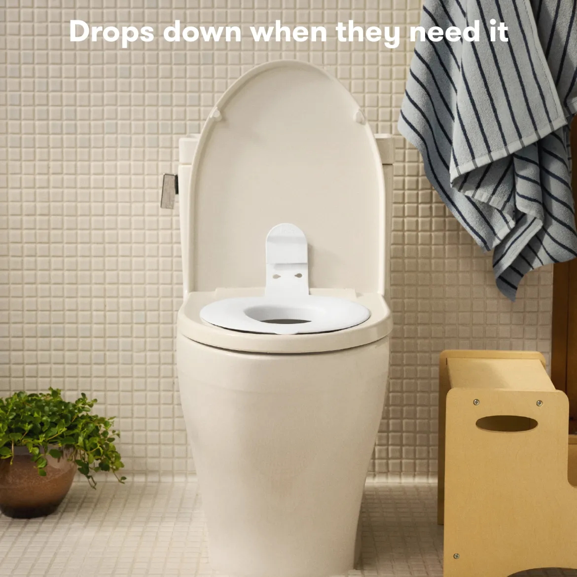 Drop-Down Potty Seat