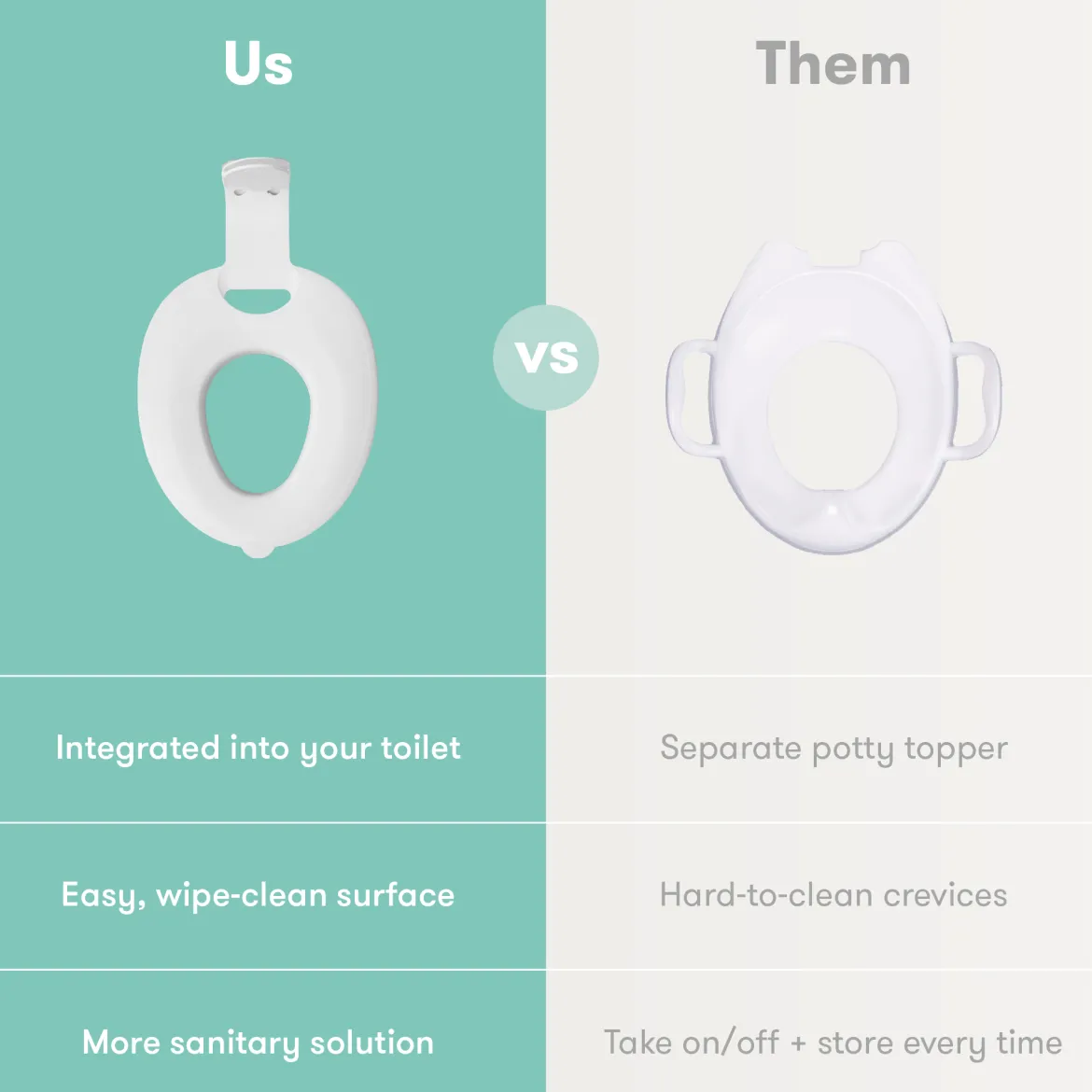 Drop-Down Potty Seat