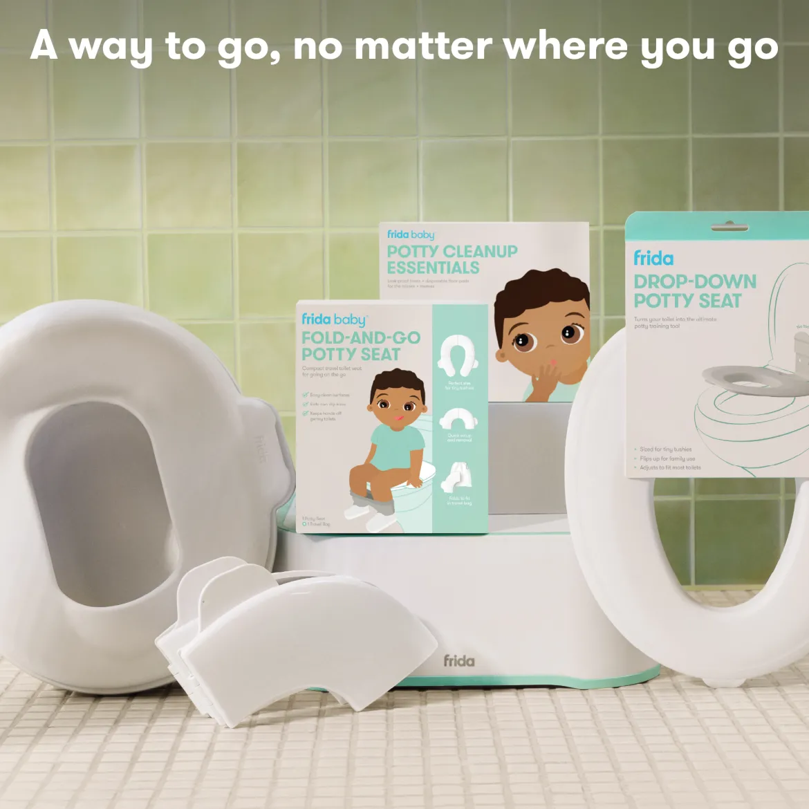 Drop-Down Potty Seat