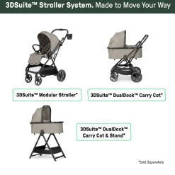 3DSuite DualDock Carry Cot