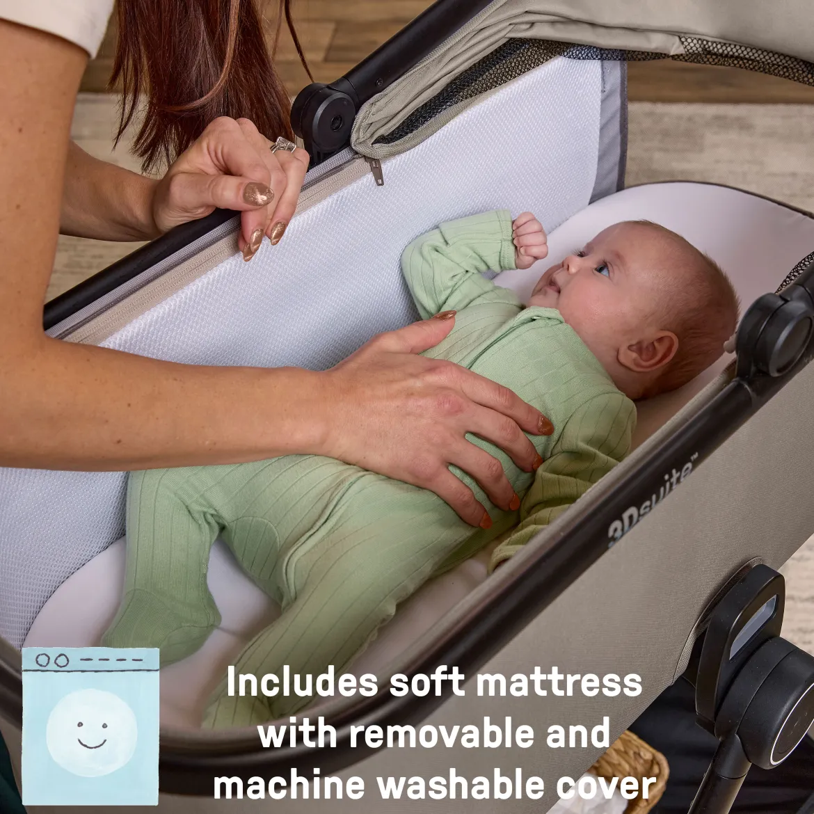 3DSuite DualDock Carry Cot