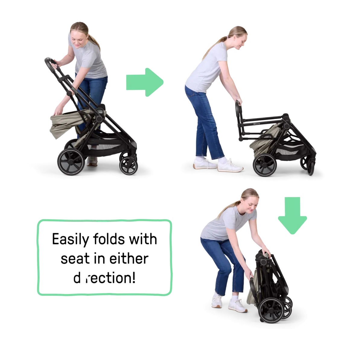 3DSuite Modular Stroller with Reversible Seat